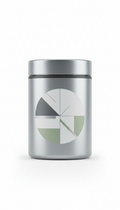 All-in-one supplement cool silver canister