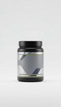 All-in-one supplement graphite black canister